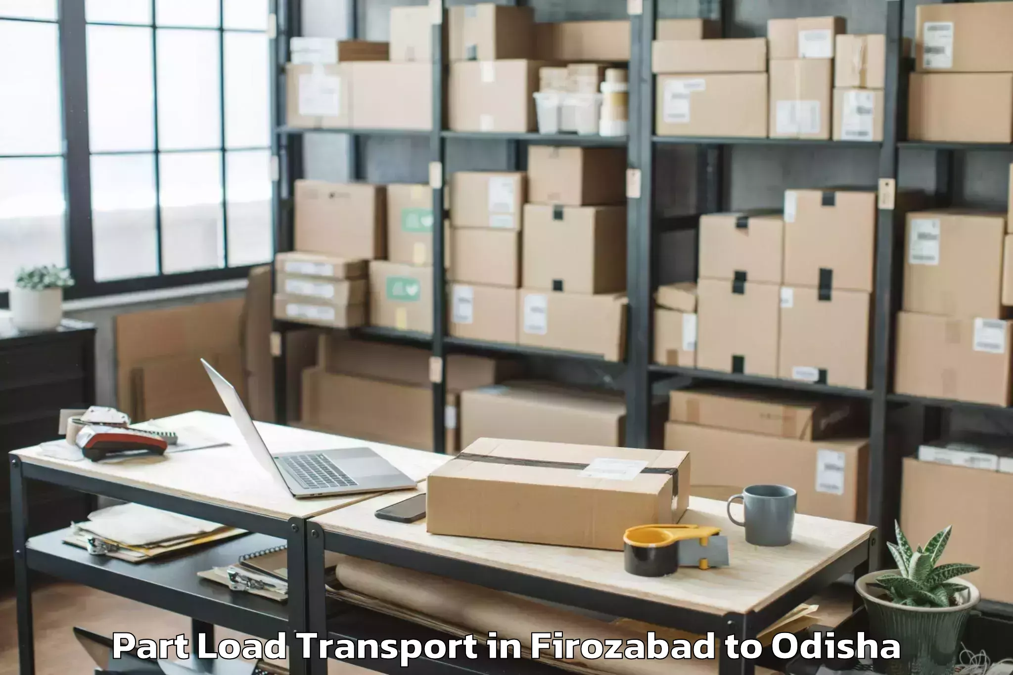 Easy Firozabad to Soro Part Load Transport Booking